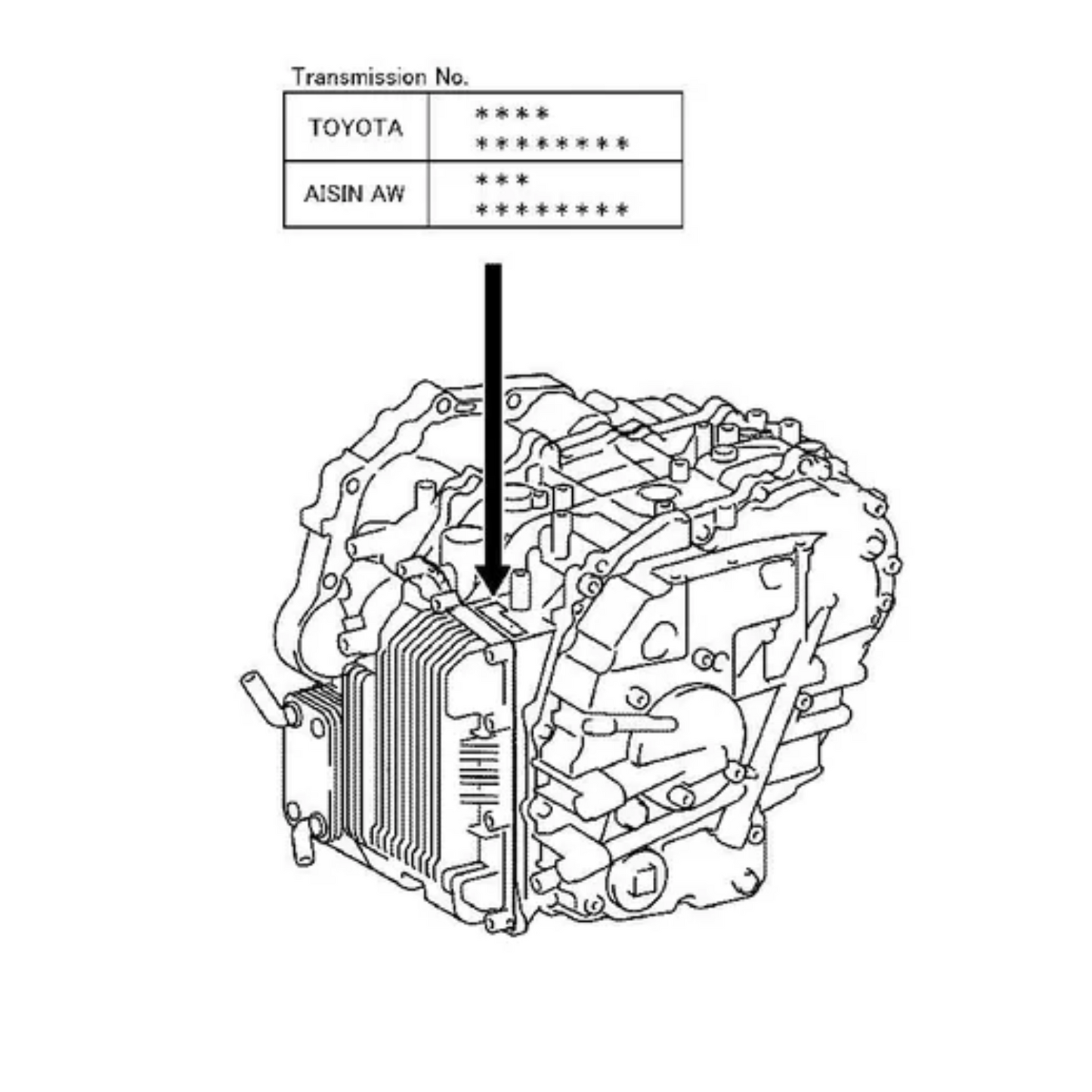2022-2023 Genuine!! Toyota Corolla Transaxle Side Cover Sub-Assembly 35015-33010