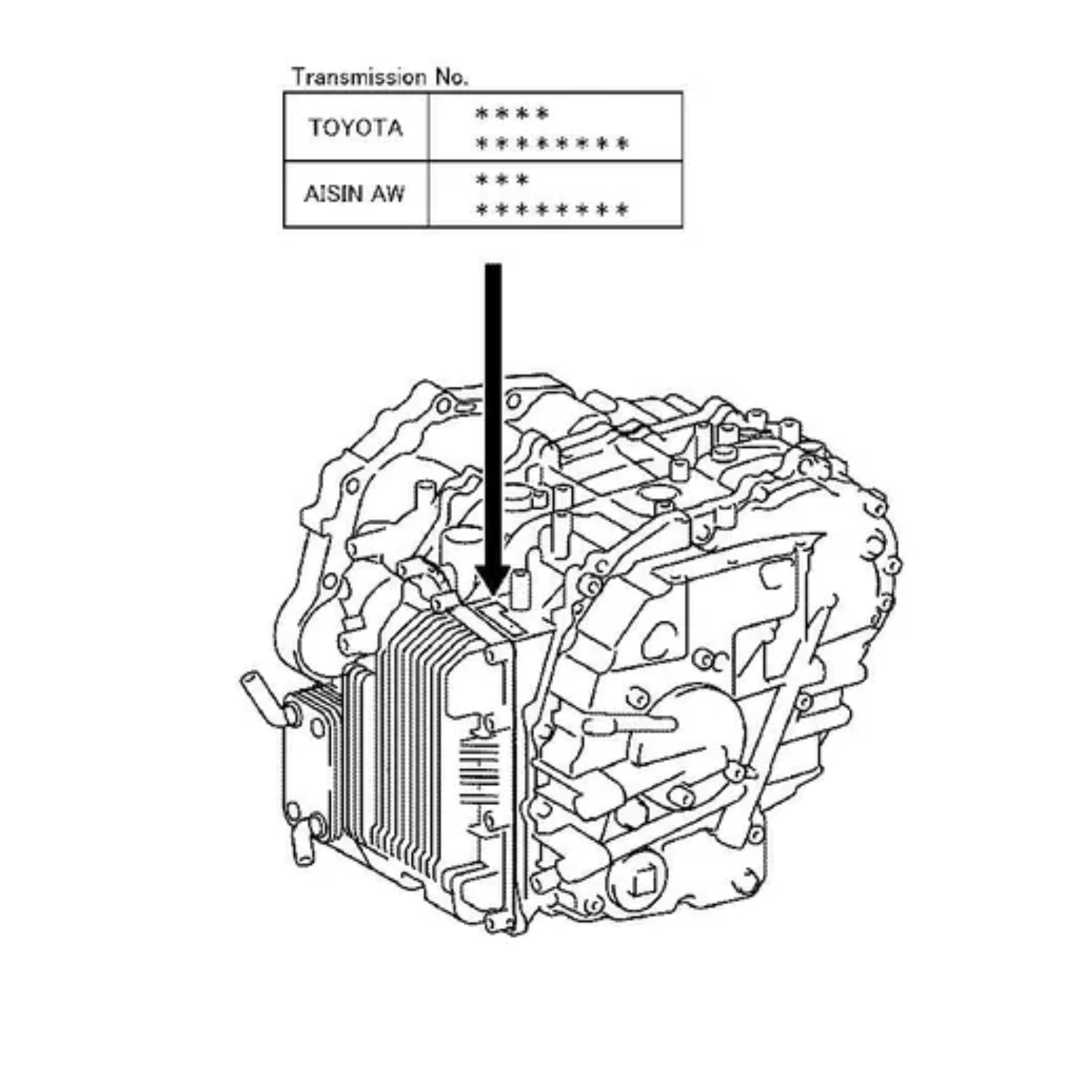 2022 Genuine!! Lexus UX 200F-Sport Transaxle Side Cover Sub-Assembly 35015-33010